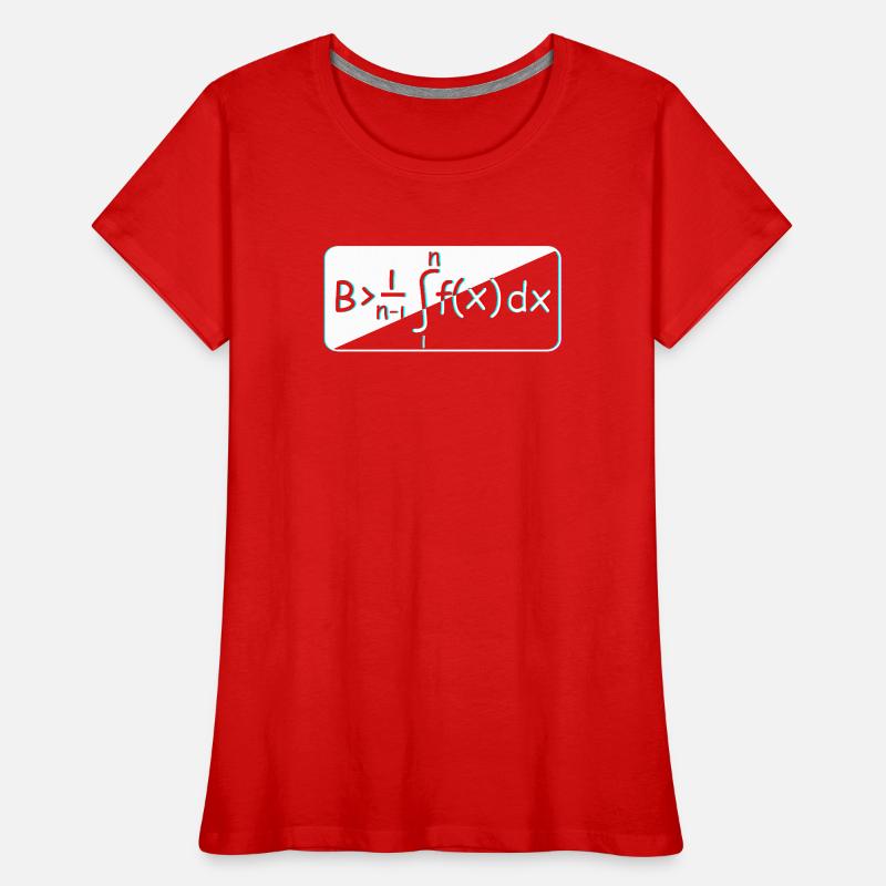 Mathematician Math Mathematical Mathematics Women's Premium Organic T-Shirt