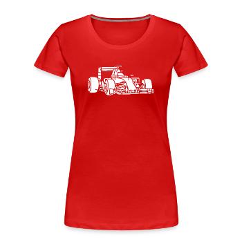 Formula Cars Racing Gifts Driver Team Kids Him - Women's Premium Organic T-Shirt - red - Front - Mia (176cm)