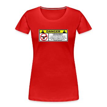 Turbolader - Frauen Premium Bio T-Shirt - Rot - Vorne - Mia (176cm)