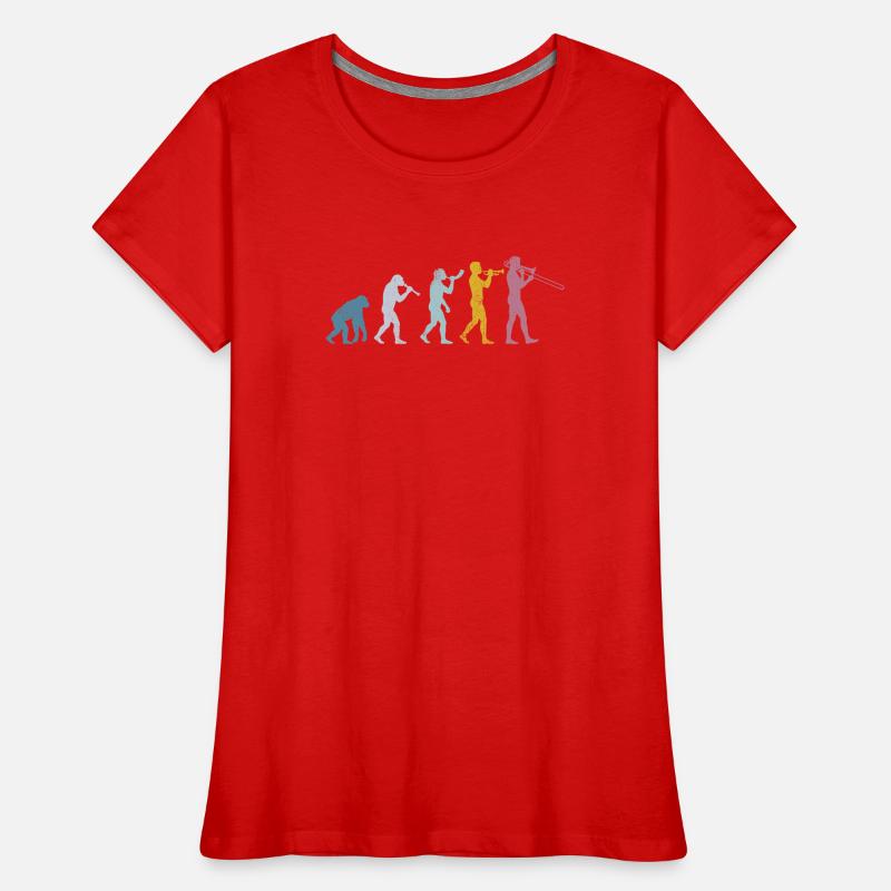 Évolution du trombone T-shirt bio Premium Femme