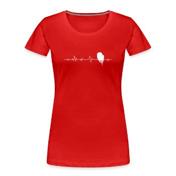 Boxing Boxer Boxer - Women's Premium Organic T-Shirt - red - Front - Mia (176cm)