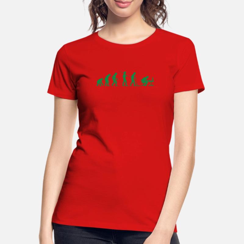 Programmer Evolution Computer Scientist Developer Women's Premium Organic T-Shirt