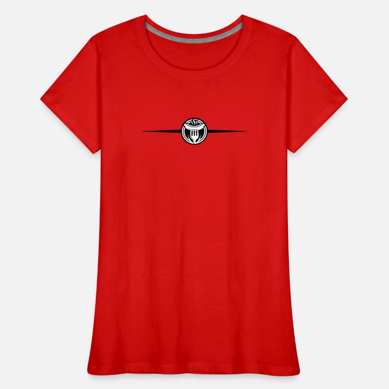 Wurst Bratwurst Symbol Frauen Premium Bio T-Shirt