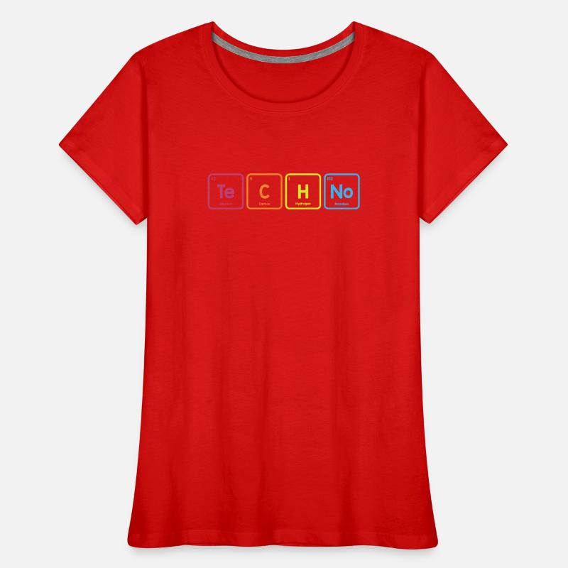 Techno éléments T-shirt bio Premium Femme