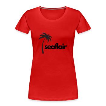 Summerfeeling - Frauen Premium Bio T-Shirt - Rot - Vorne - Mia (176cm)