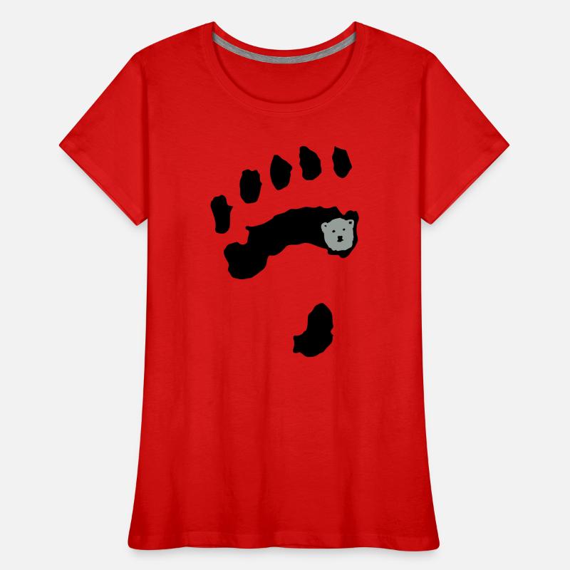 Eisbär + Tatze Frauen Premium Bio T-Shirt