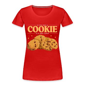 Cookies Cookie Baking Cookie Cookie Gift - Women's Premium Organic T-Shirt - red - Front - Mia (176cm)