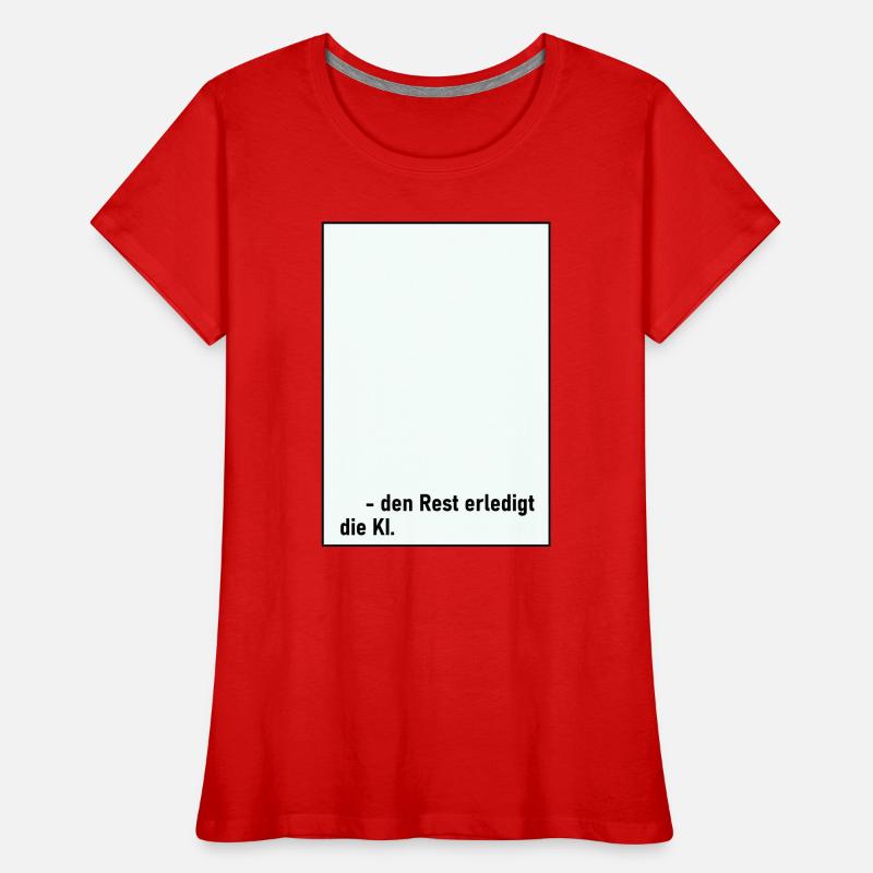Rest AI T-shirt bio Premium Femme