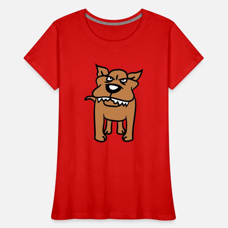 Dog, Monster, Evil, , Wolf, Sharp Teeth Women's Premium Organic T-Shirt