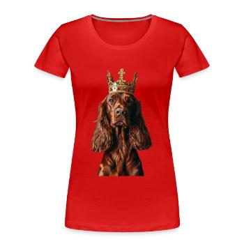 Irish Setter - Frauen Premium Bio T-Shirt - Rot - Vorne - Mia (176cm)