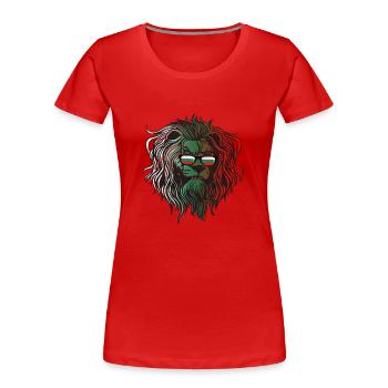 Bulgarien - Frauen Premium Bio T-Shirt - Rot - Vorne - Mia (176cm)