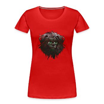 Pakistan - Frauen Premium Bio T-Shirt - Rot - Vorne - Mia (176cm)