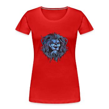 Südkamerun - Frauen Premium Bio T-Shirt - Rot - Vorne - Mia (176cm)