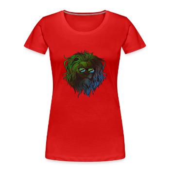 Tanzanie - T-shirt bio Premium Femme - rouge - Devant - Mia (176cm)