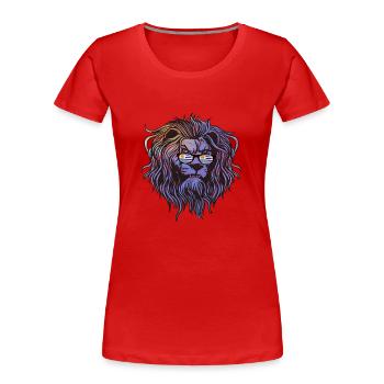 Uruguay - Women's Premium Organic T-Shirt - red - Front - Mia (176cm)