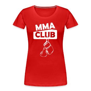 Icône du logo du logo du club d’arts martiaux du club de club de club - T-shirt bio Premium Femme - rouge - Devant - Mia (176cm)