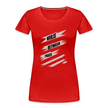 book recommendations classic literature reading - Frauen Premium Bio T-Shirt - Rot - Vorne - Mia (176cm)