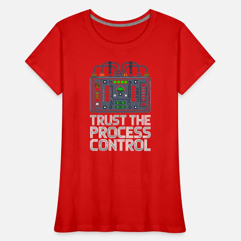 Trust The Process Control Prozessleittechnik Women's Premium Organic T-Shirt