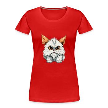 Kralo der Streuer - Frauen Premium Bio T-Shirt - Rot - Vorne - Mia (176cm)