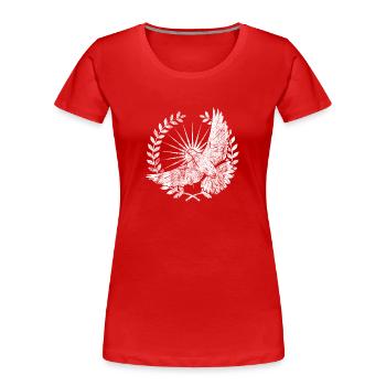 Heiliger Geist Geschenk Holy Spirit shirt Glaube - Frauen Premium Bio T-Shirt - Rot - Vorne - Mia (176cm)