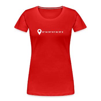 Ravensburg coordinates - Women's Premium Organic T-Shirt - red - Front - Mia (176cm)