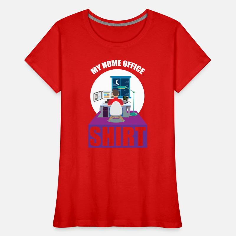 Codeur de nuit Programmeur Graphique de bureau T-shirt bio Premium Femme