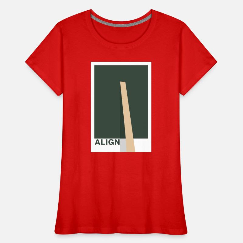 Align – Déclaration de conception T-shirt bio Premium Femme