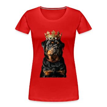Rottweiler - T-shirt bio Premium Femme - rouge - Devant - Mia (176cm)