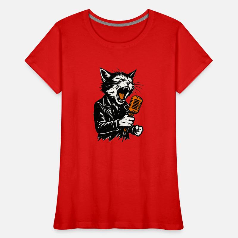 Mécanisme à bascule avec micro T-shirt bio Premium Femme