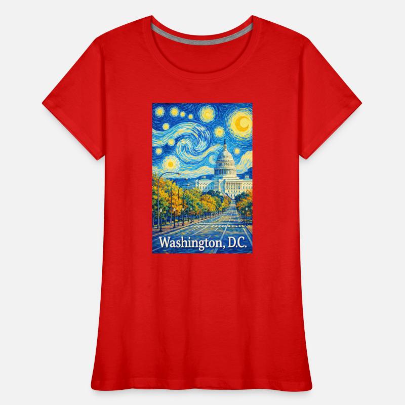 Washington, D.C. Frauen Premium Bio T-Shirt