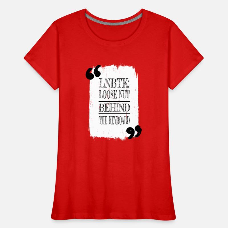 birthday present jokes equestrian anonymous hacker Frauen Premium Bio T-Shirt