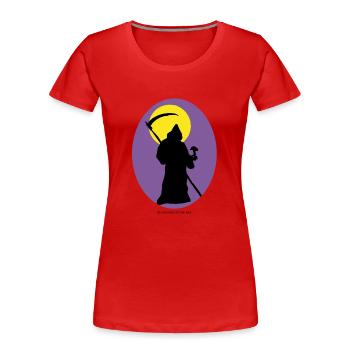 Reaper - Women's Premium Organic T-Shirt - red - Front - Mia (176cm)