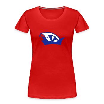 Karneval - Frauen Premium Bio T-Shirt - Rot - Vorne - Mia (176cm)