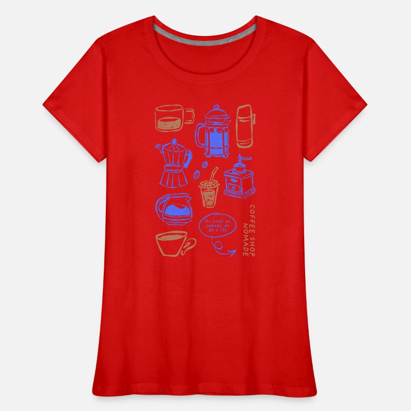 Coffeshop Essentials Frauen Premium Bio T-Shirt