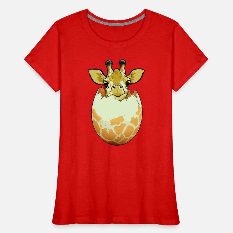 Giraffenschlüpf Frauen Premium Bio T-Shirt