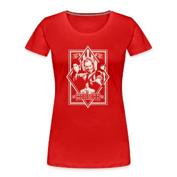 Beetlejuice 2 Lydia Betelgeuse Astrid Design - T-shirt bio Premium Femme - rouge - Devant - Mia (176cm)