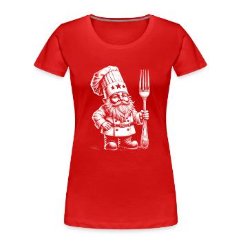 Cook - Women's Premium Organic T-Shirt - navy - Front - Mia (176cm)
