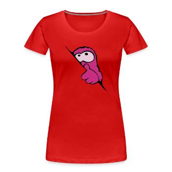 Baby Monster - T-shirt bio Premium Femme - rouge - Devant - Mia (176cm)