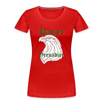 Panzergrenadier Panzer Grenadier Geschenk - Frauen Premium Bio T-Shirt - Rot - Vorne - Mia (176cm)
