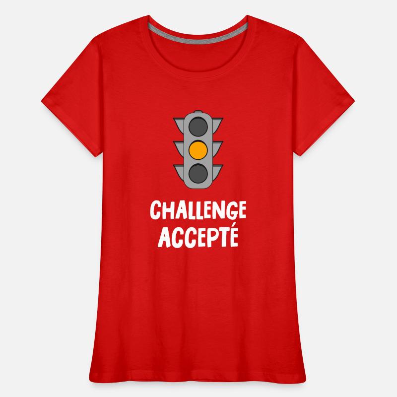 challenge accepté T-shirt bio Premium Femme