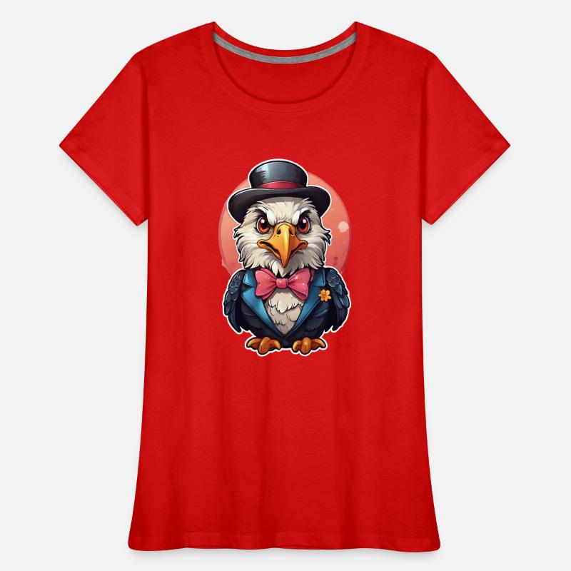 Bande dessinée Funny Eagle T-shirt bio Premium Femme
