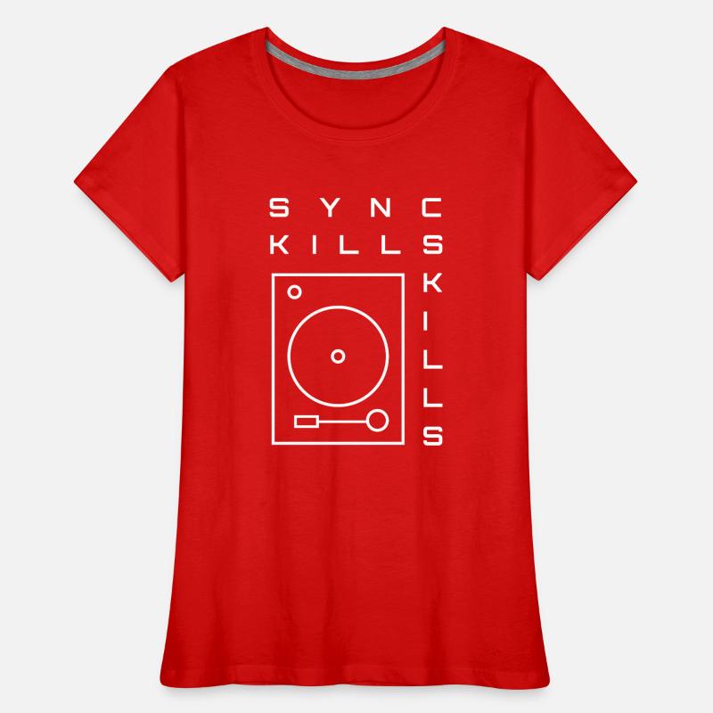 Sync kills skills T-shirt bio Premium Femme