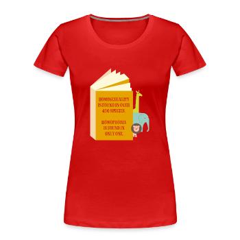 Species - Frauen Premium Bio T-Shirt - Rot - Vorne - Mia (176cm)