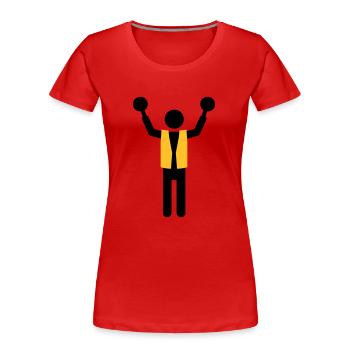 flight controller - Women's Premium Organic T-Shirt - red - Front - Mia (176cm)