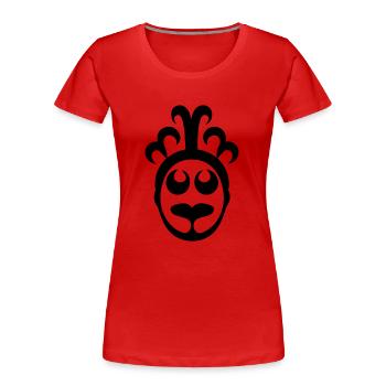 Clown - Frauen Premium Bio T-Shirt - Rot - Vorne - Mia (176cm)