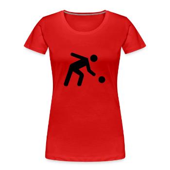 Skittles - Women's Premium Organic T-Shirt - red - Front - Mia (176cm)