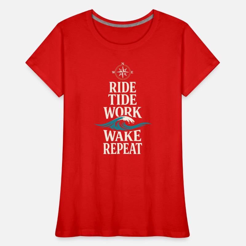 Seamanship Gift for Deckhand Ocean Work Women's Premium Organic T-Shirt
