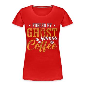 Ghost Hunter Creepy Ghost Hunt Cadeau d’horreur - T-shirt bio Premium Femme - rouge - Devant - Mia (176cm)