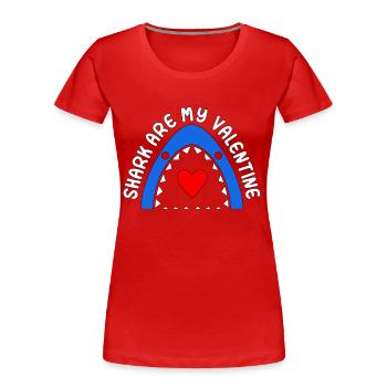 Apnoe Tauchen Freitaucher Freitauchen Geschenk - Frauen Premium Bio T-Shirt - Rot - Vorne - Mia (176cm)