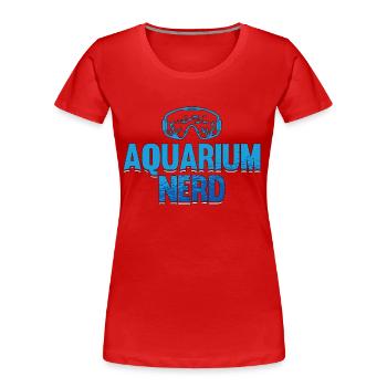 Marine Biology Aquarium Nerd Underwater Science - Frauen Premium Bio T-Shirt - Rot - Vorne - Mia (176cm)